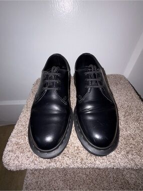Dr. Martens 1461 Mono All Black Leather Oxfords